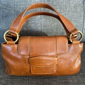 DEREK ALEXANDER LEATHER HANDBAG